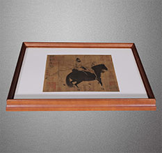 蕉岭书画装裱配框服务案例